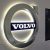 sản xuất logo xe hơi Volvo mạ crom